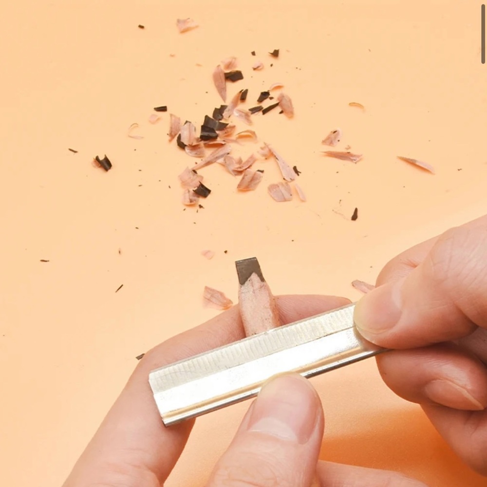 Flat Tip Eyebrow Pencil, Flat Refill, Waterproof (Pack of 2)